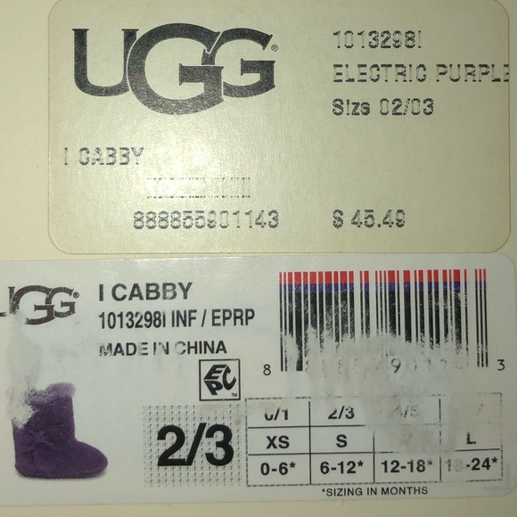 BRAND NEW 2/3 TODDLER UGGS - Picture 3 of 3